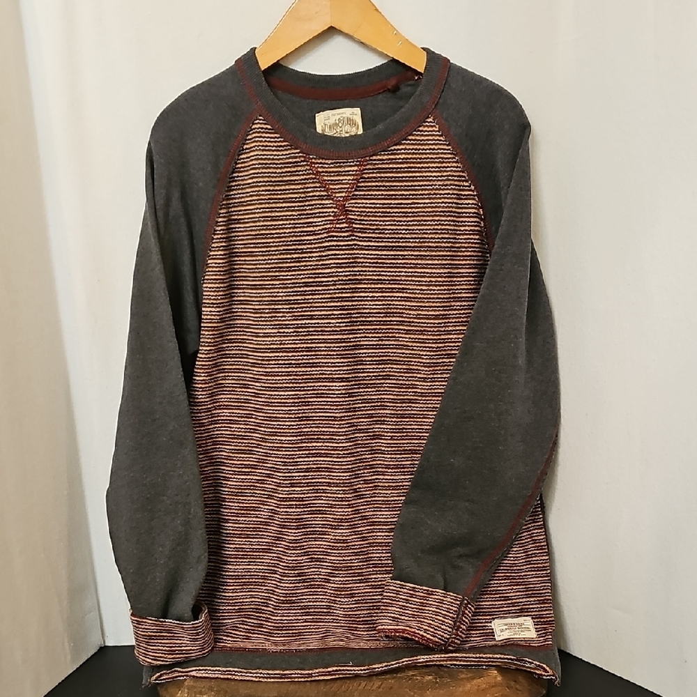 Third & Army Striped Knit Top